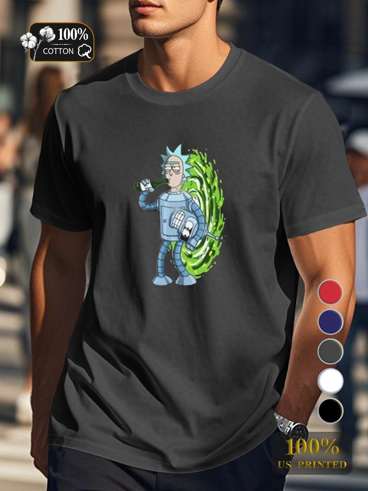 Ys 0718 7 Men's pure cotton Tshirt Comfort Fit