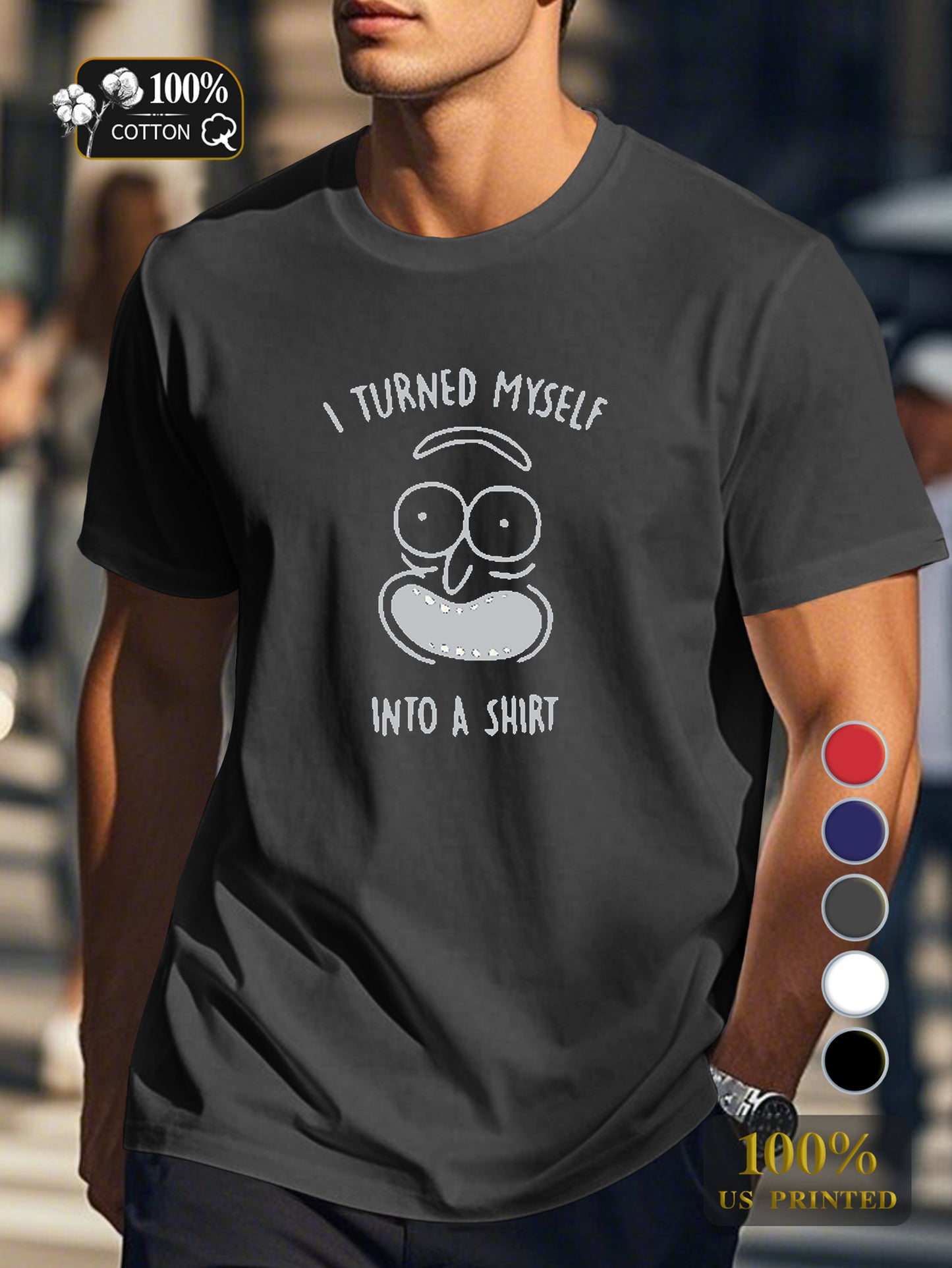 Ys 0718 12 Men's pure cotton Tshirt Comfort Fit