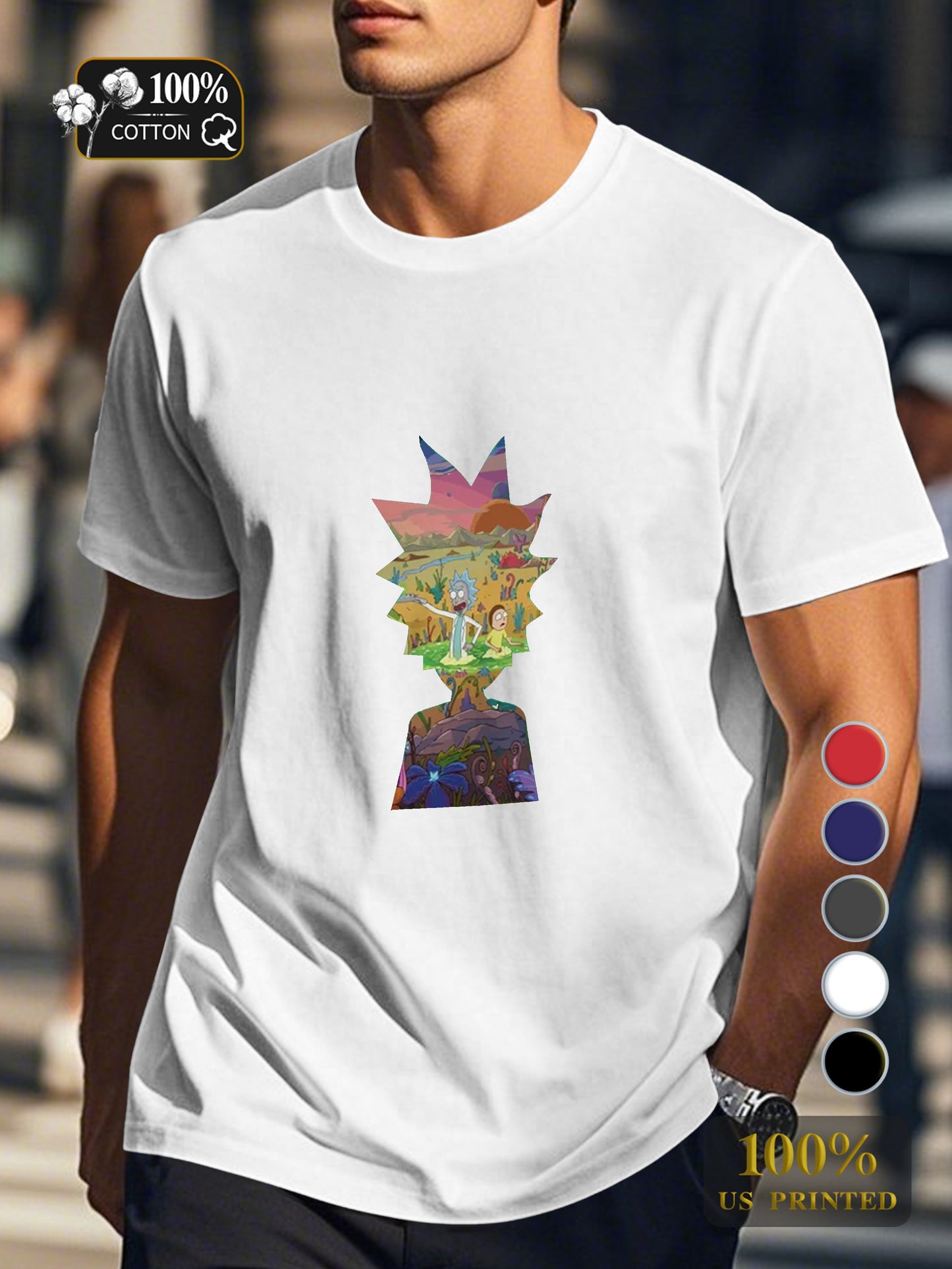Ys 0718 6 Men's pure cotton Tshirt Comfort Fit