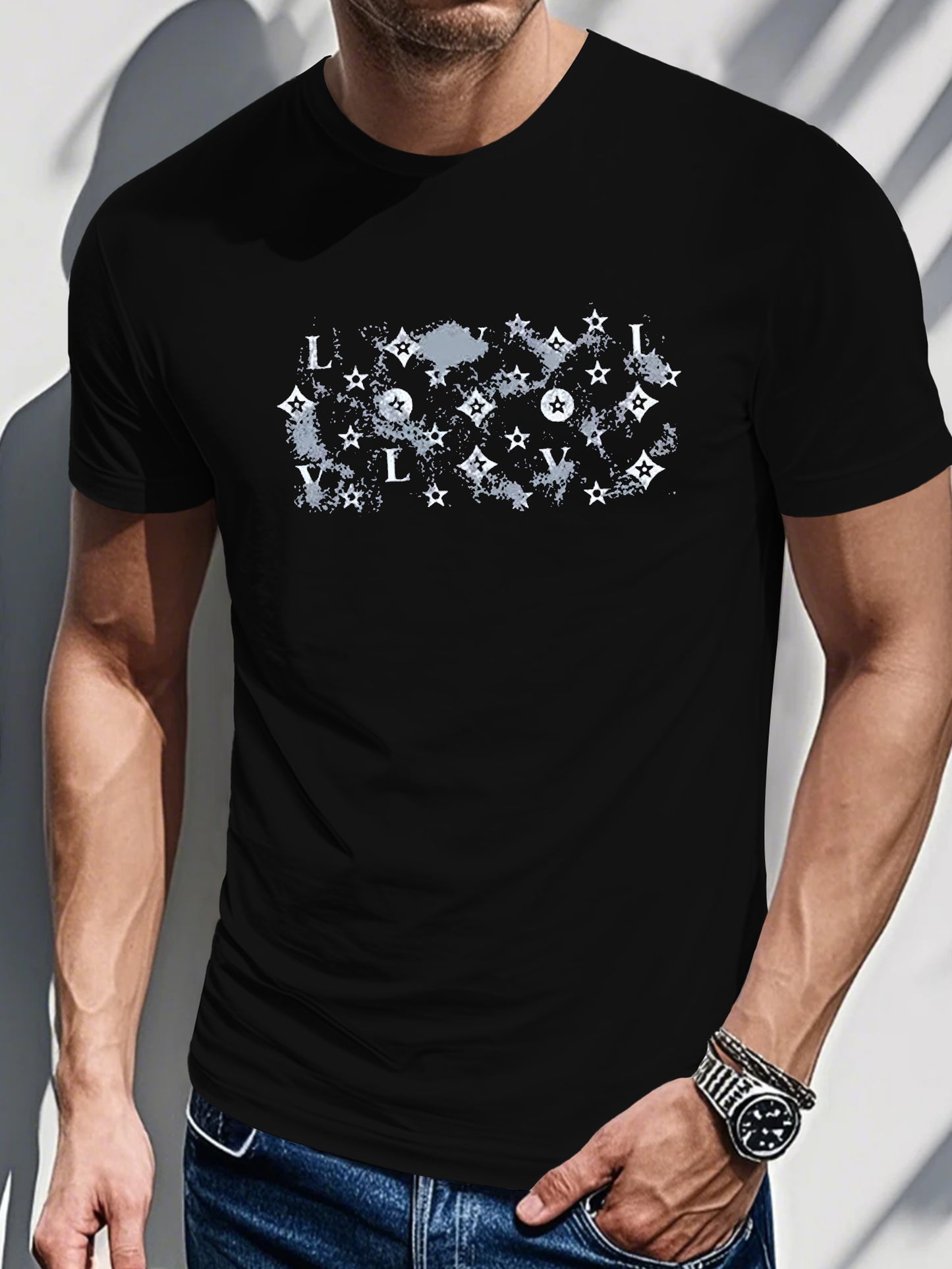 Cx 0711 4 Men's Short Sleeve T-shirt Summer T-shirt Top
