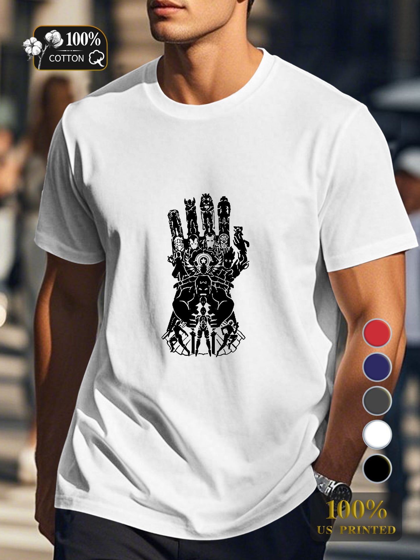 Ys 0718 4 Men's pure cotton Tshirt Comfort Fit