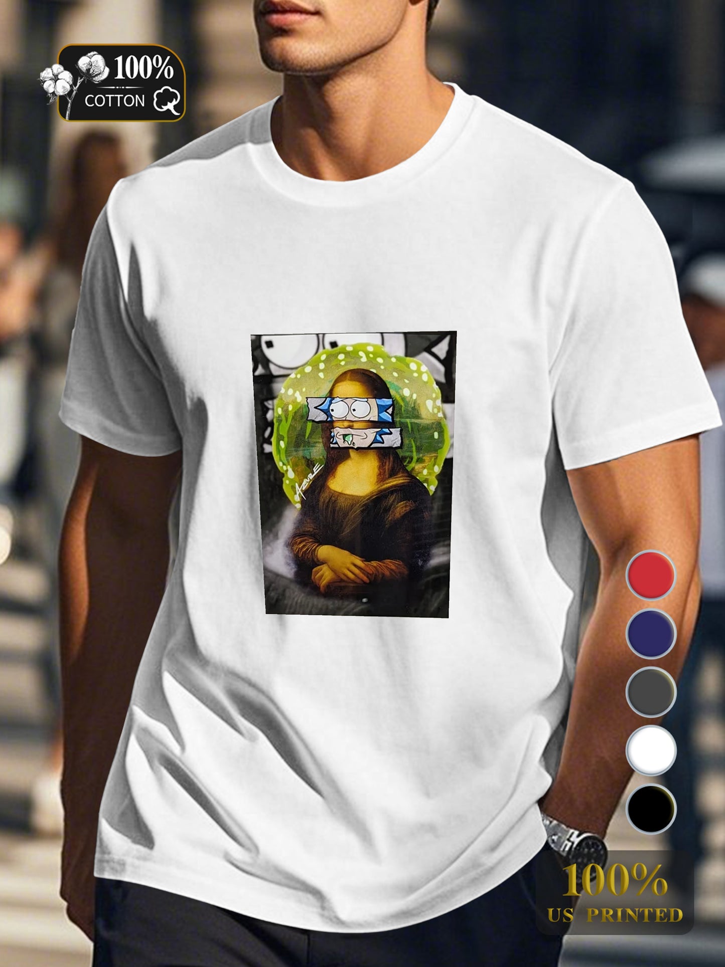 Ys 0718 8 Men's pure cotton Tshirt Comfort Fit