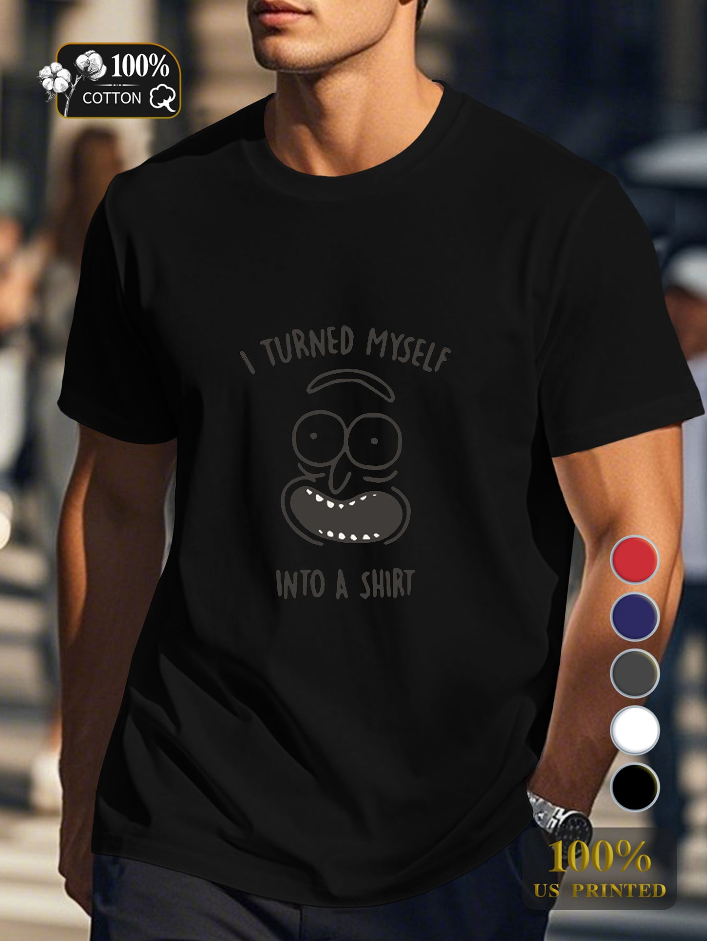 Ys 0718 12 Men's pure cotton Tshirt Comfort Fit