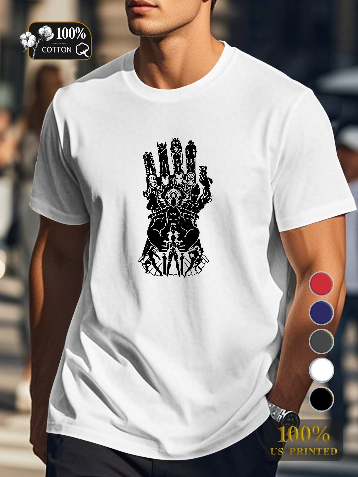 Ys 0718 4 Men's pure cotton Tshirt Comfort Fit