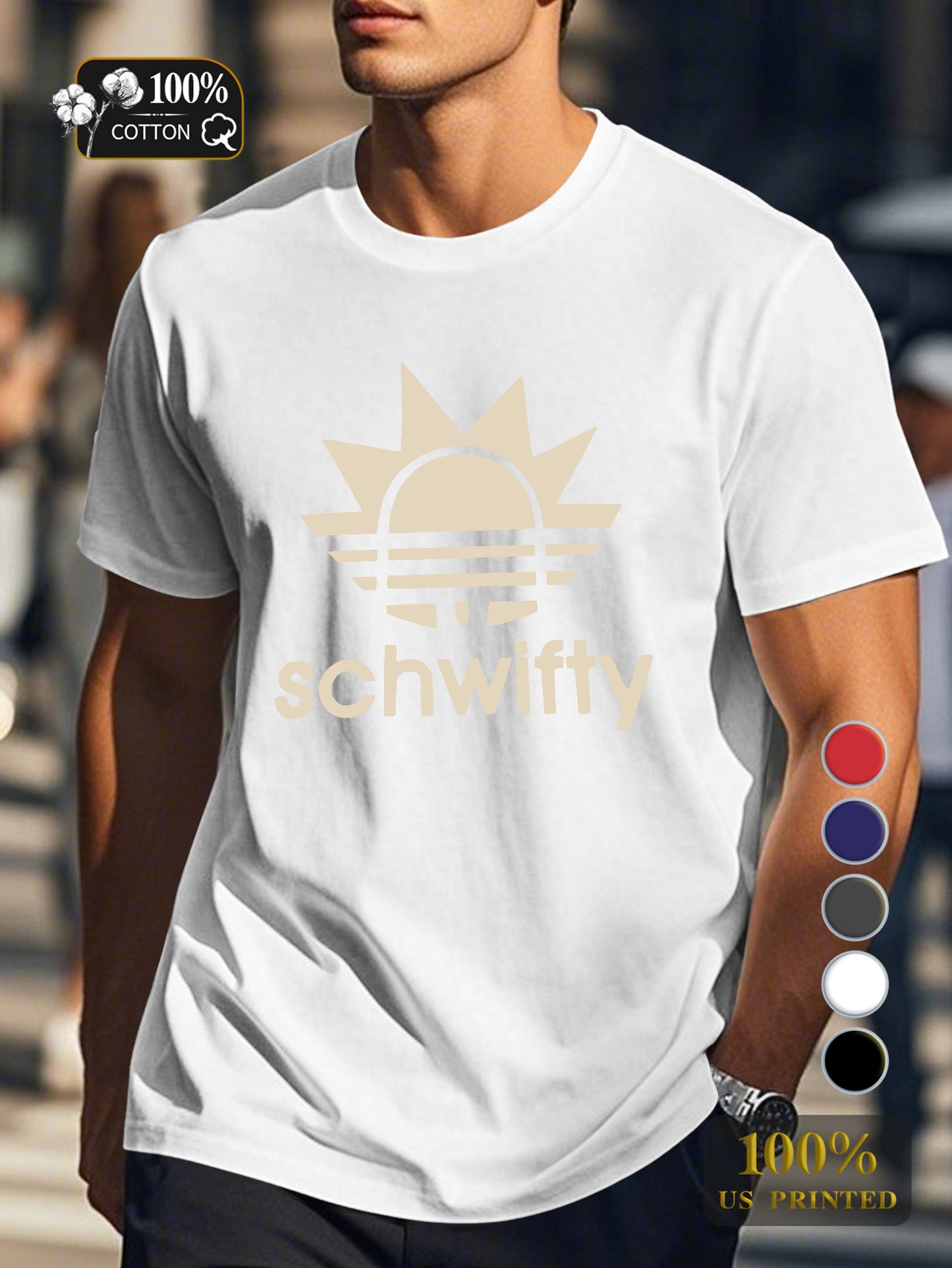 Ys 0718 1 Men's pure cotton Tshirt Comfort Fit