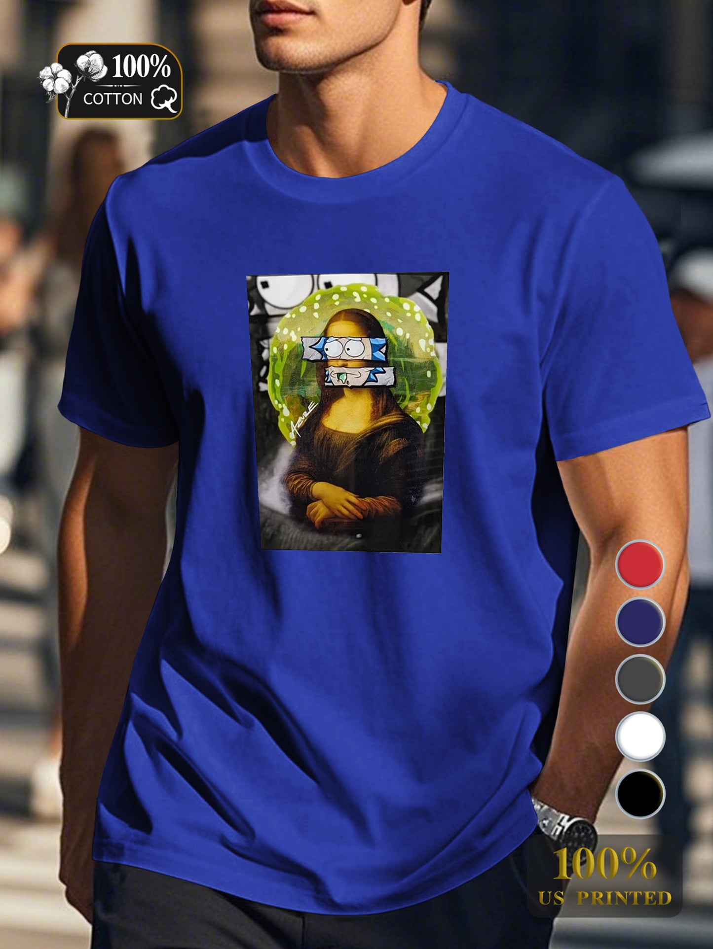 Ys 0718 8 Men's pure cotton Tshirt Comfort Fit