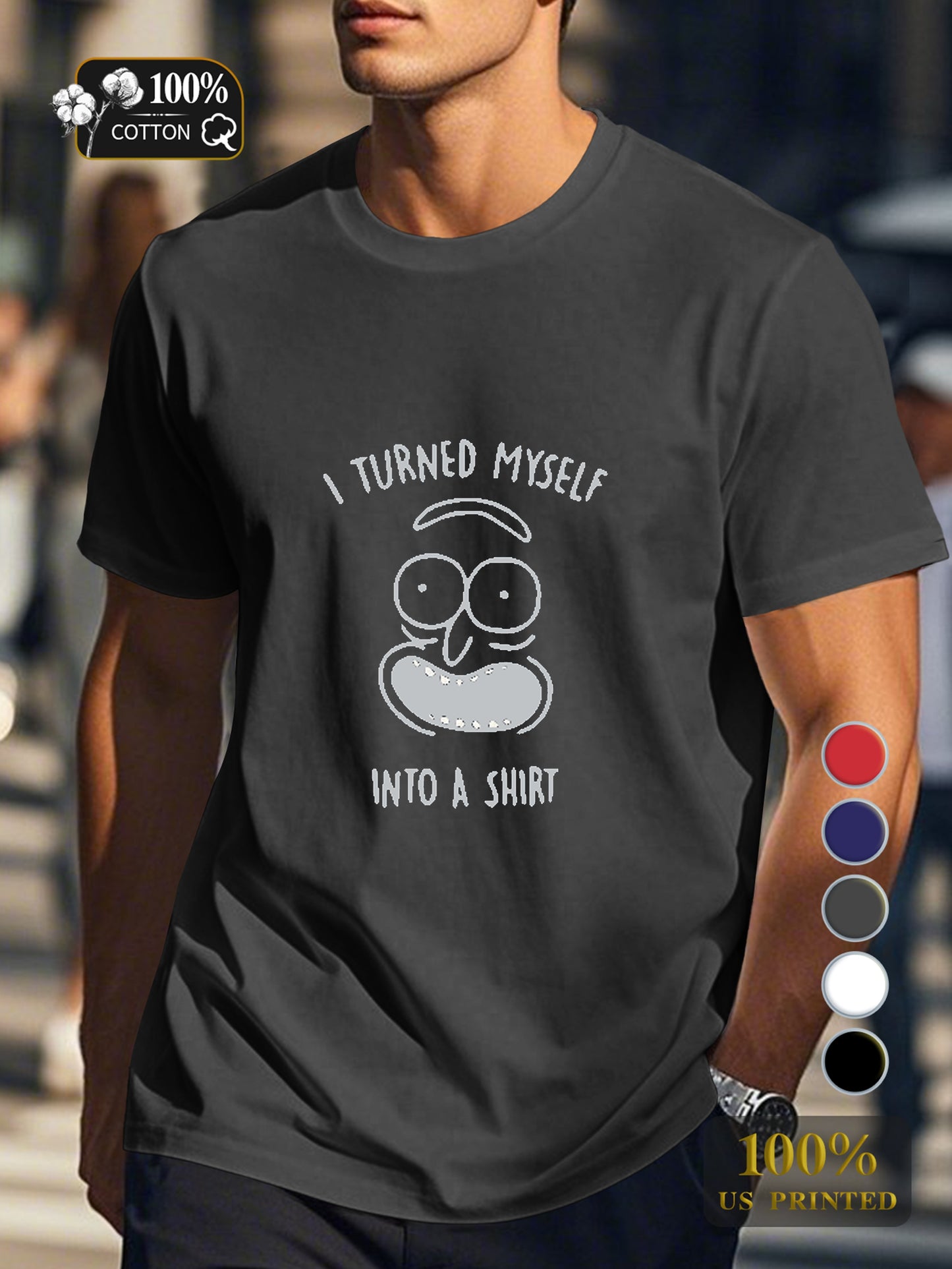 Ys 0718 12 Men's pure cotton Tshirt Comfort Fit