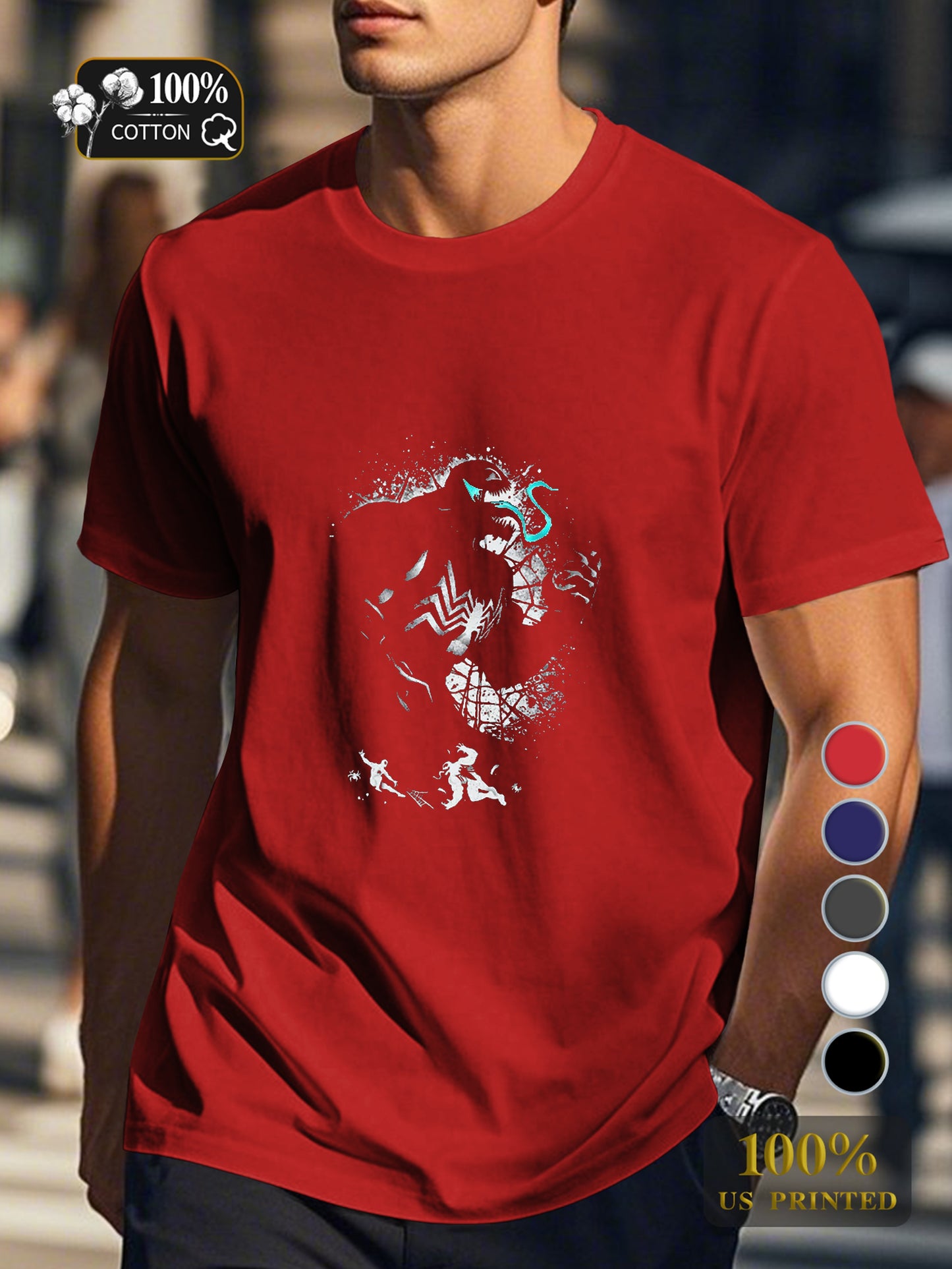 Ys 0718 17 Men's pure cotton Tshirt Comfort Fit