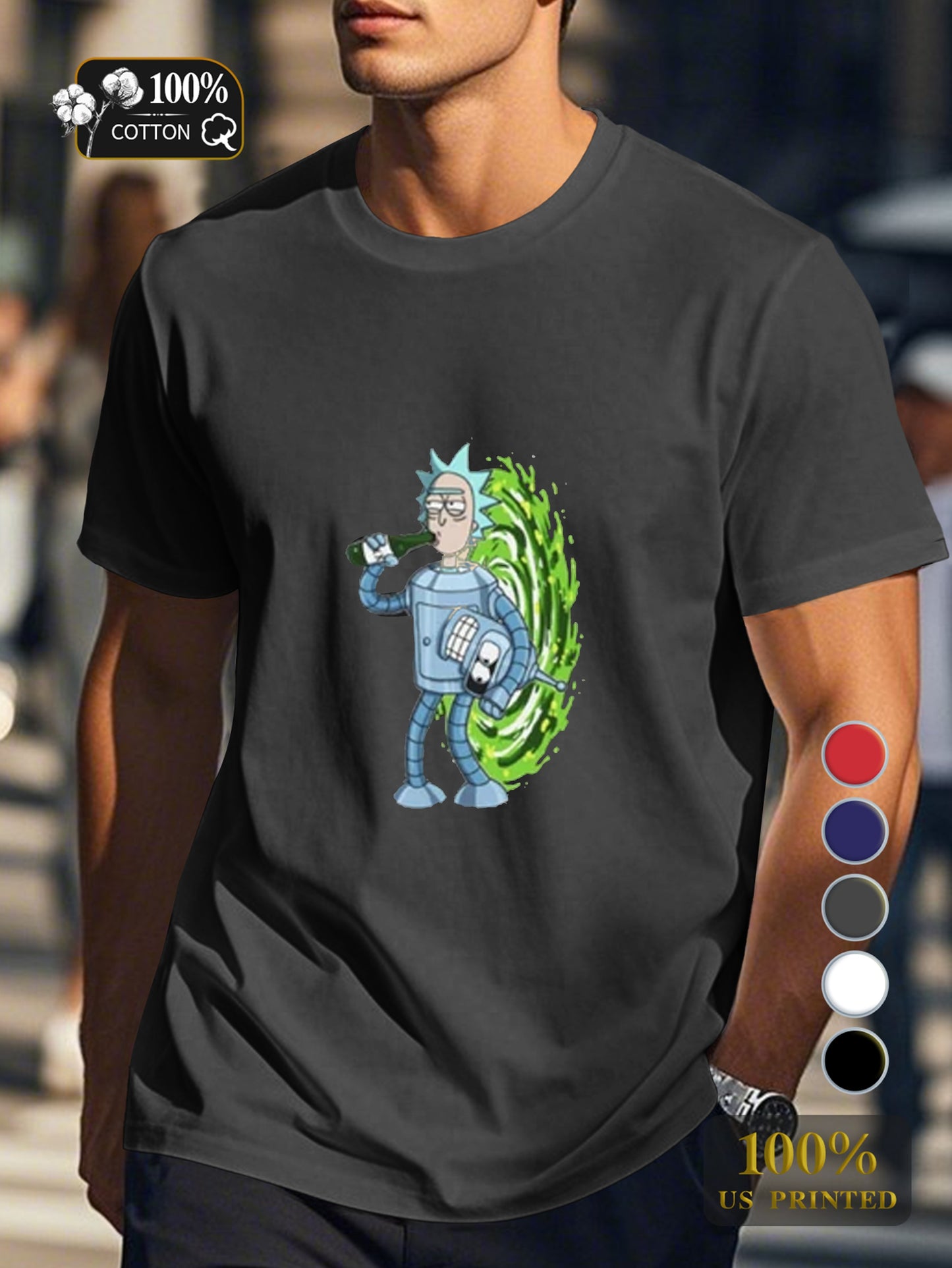 Ys 0718 7 Men's pure cotton Tshirt Comfort Fit