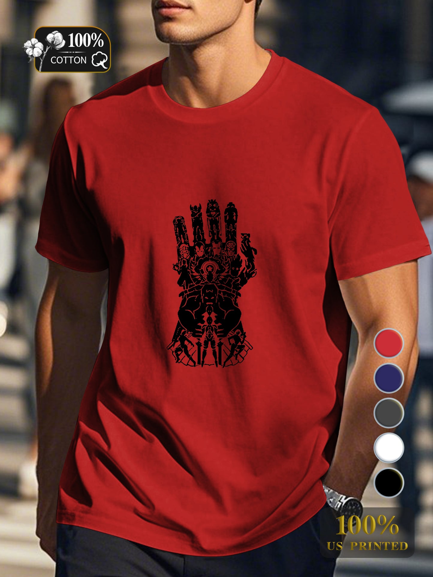 Ys 0718 4 Men's pure cotton Tshirt Comfort Fit