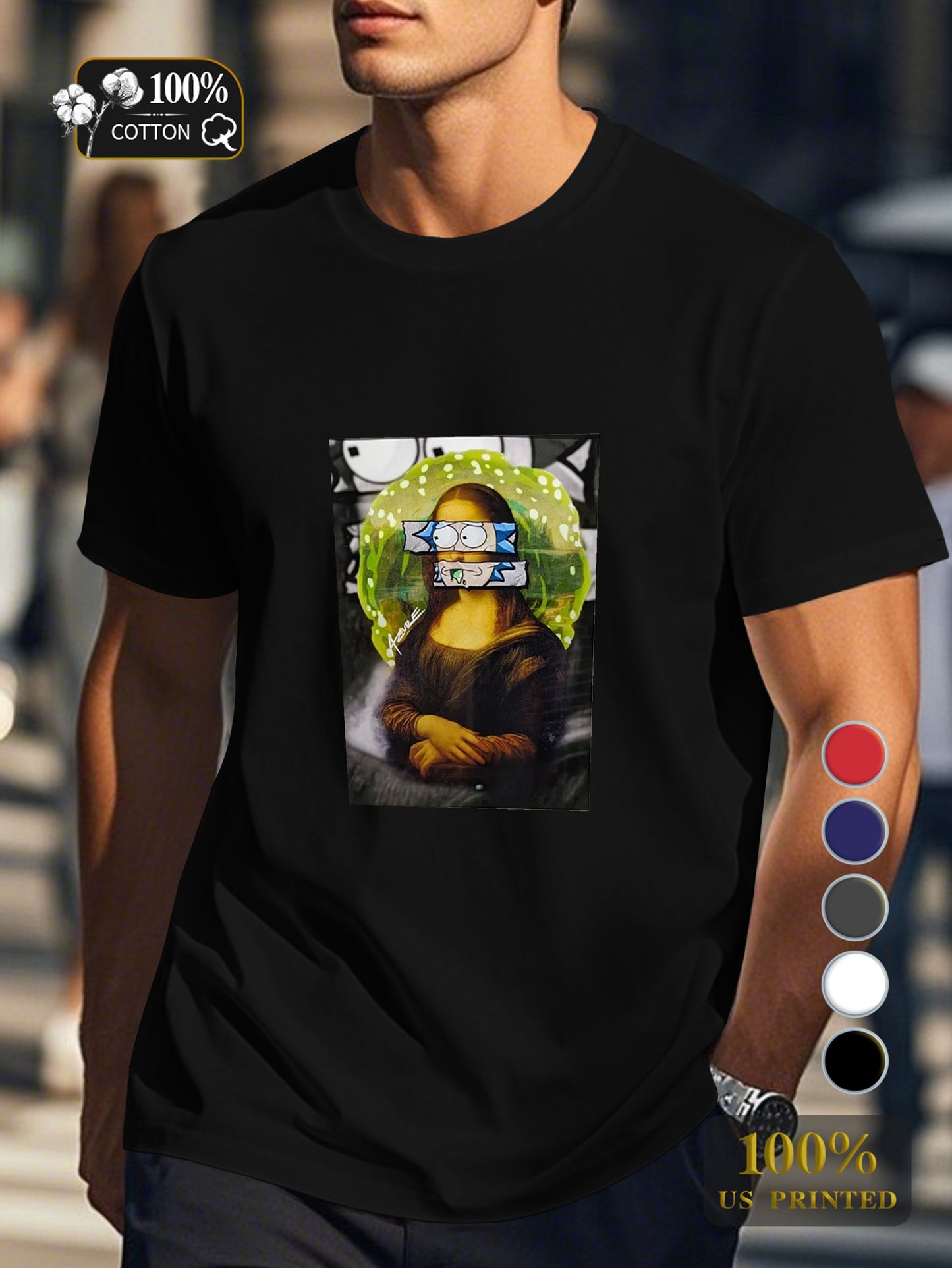 Ys 0718 8 Men's pure cotton Tshirt Comfort Fit