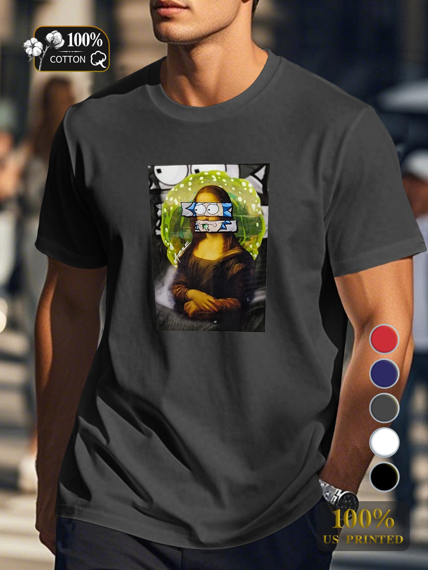 Ys 0718 8 Men's pure cotton Tshirt Comfort Fit