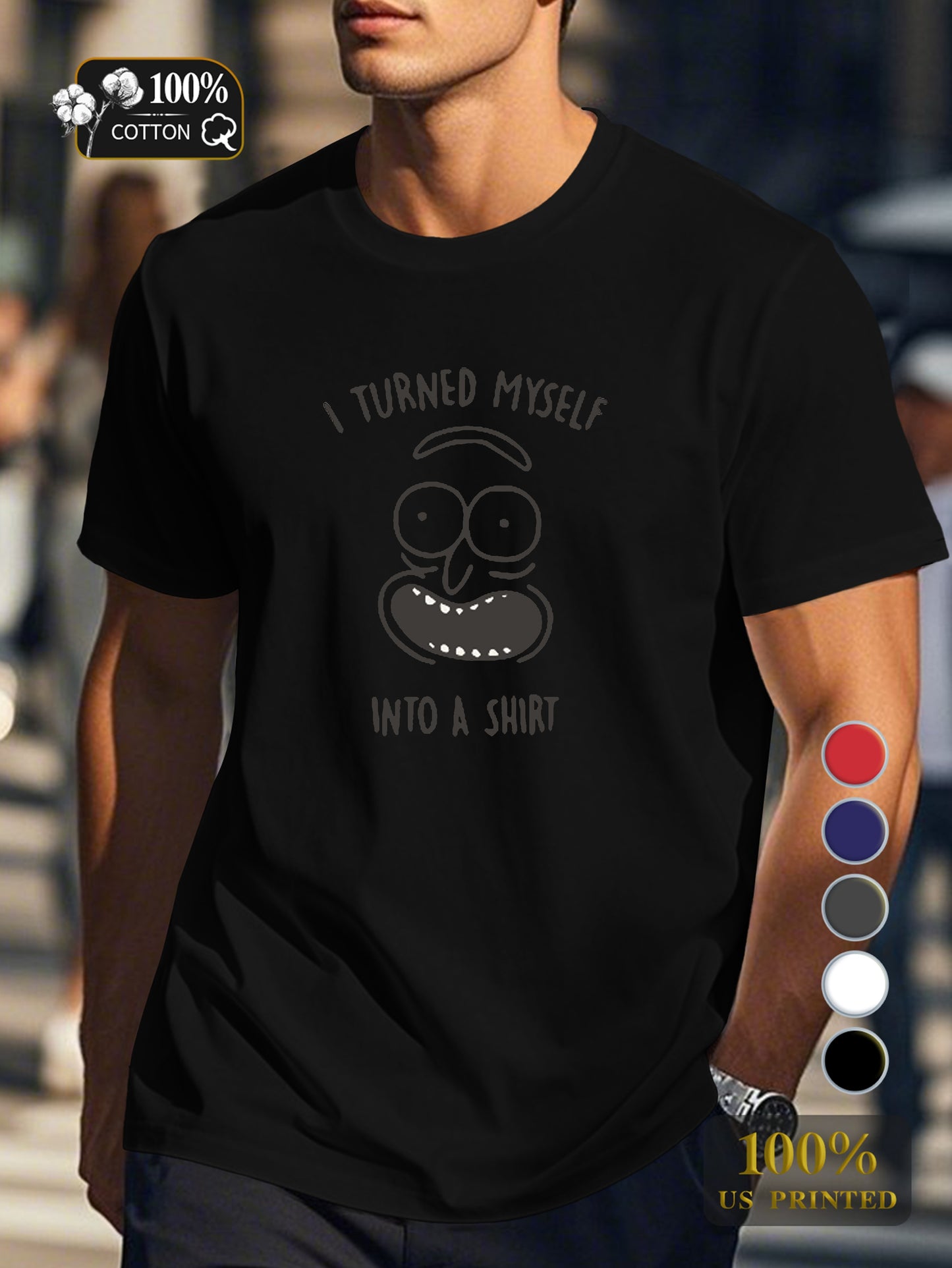 Ys 0718 12 Men's pure cotton Tshirt Comfort Fit