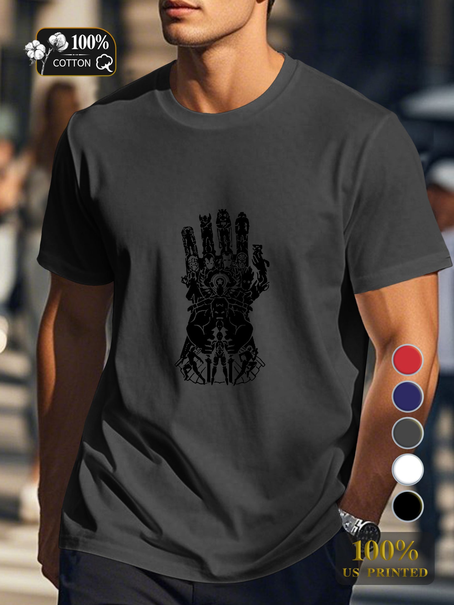 Ys 0718 4 Men's pure cotton Tshirt Comfort Fit