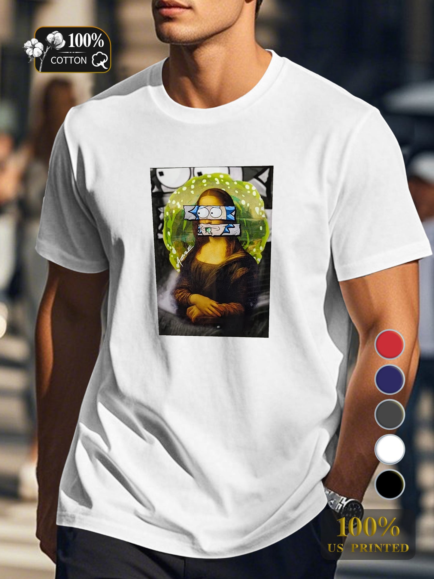 Ys 0718 8 Men's pure cotton Tshirt Comfort Fit