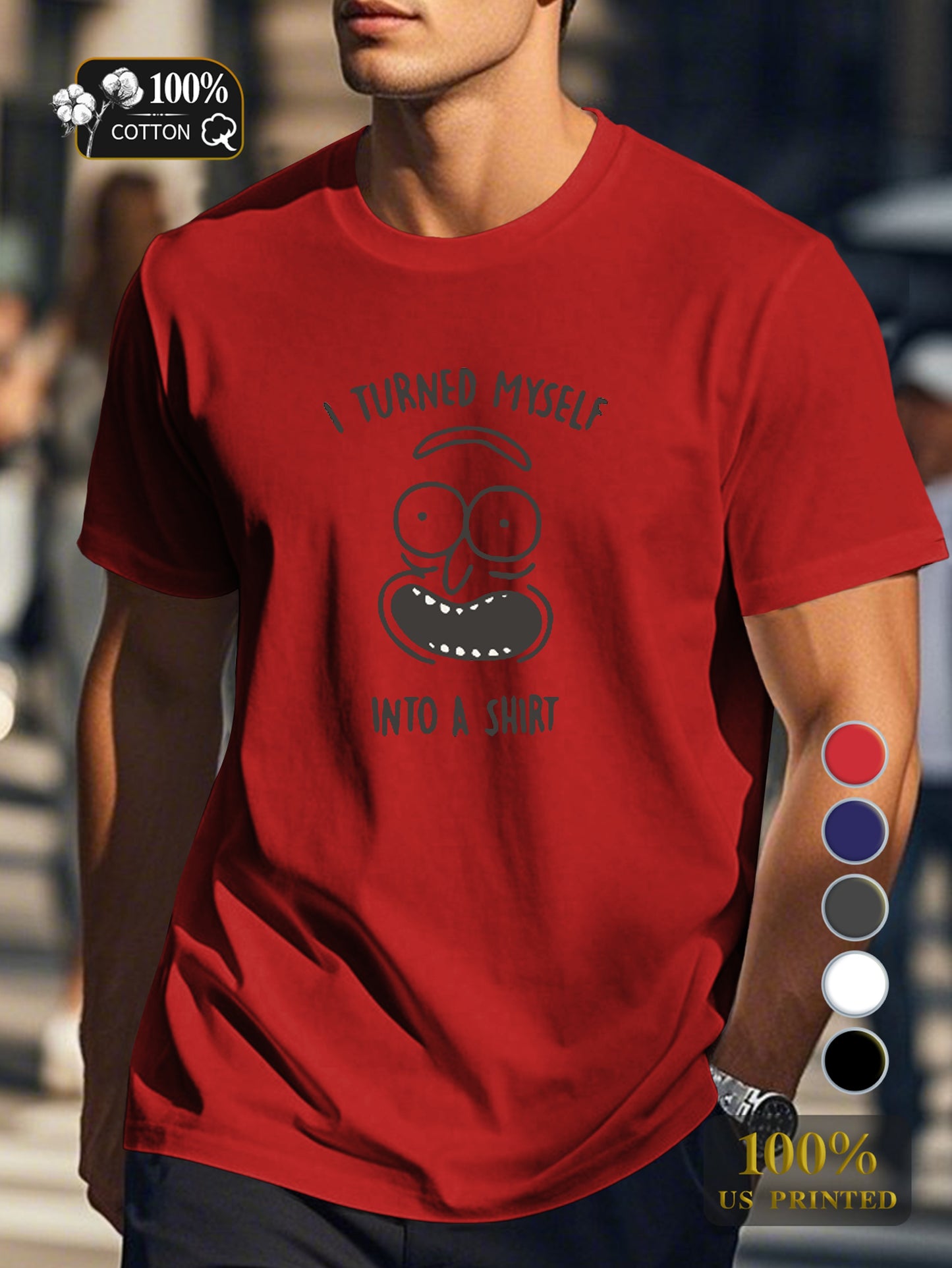 Ys 0718 12 Men's pure cotton Tshirt Comfort Fit