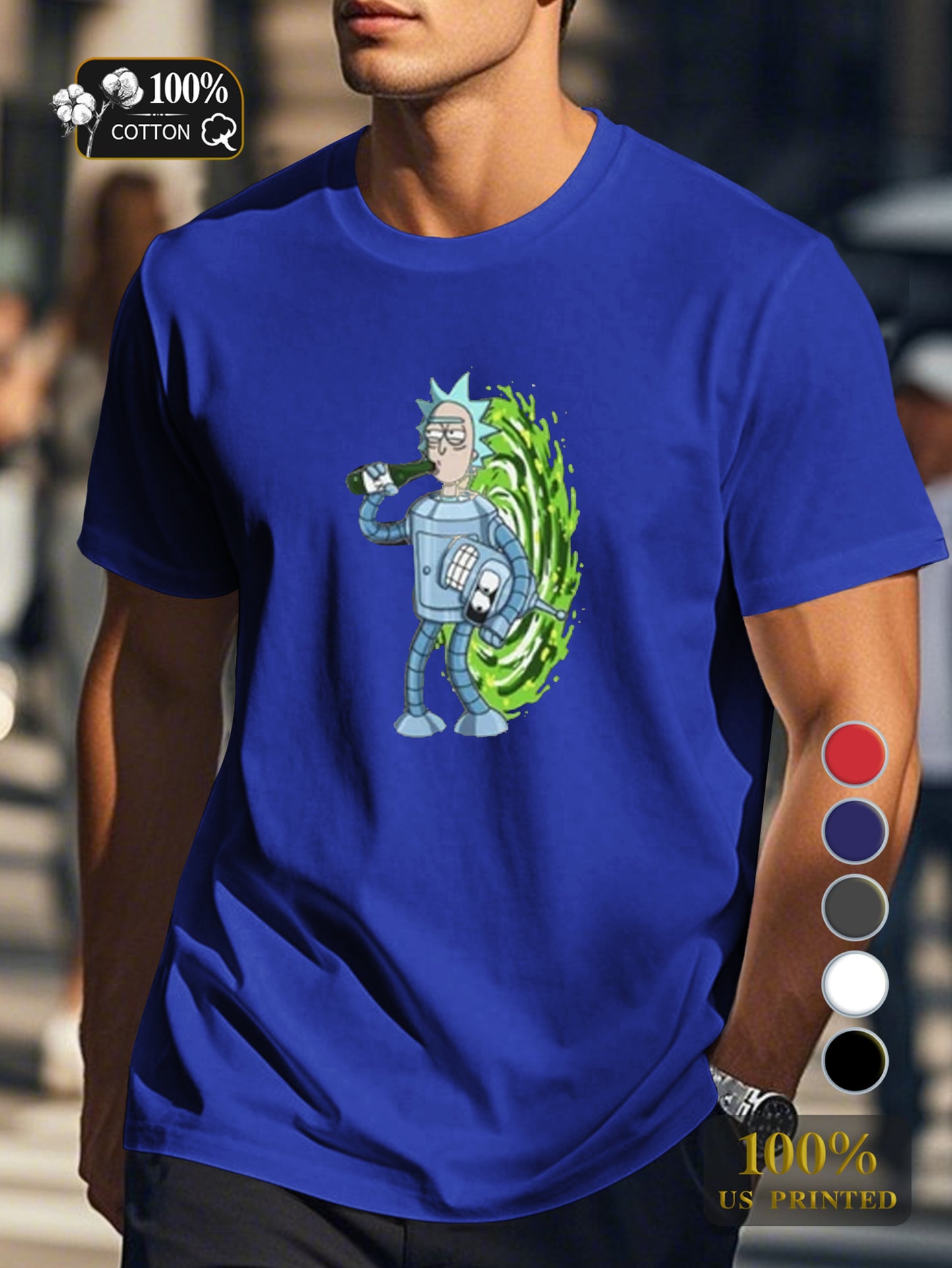 Ys 0718 7 Men's pure cotton Tshirt Comfort Fit
