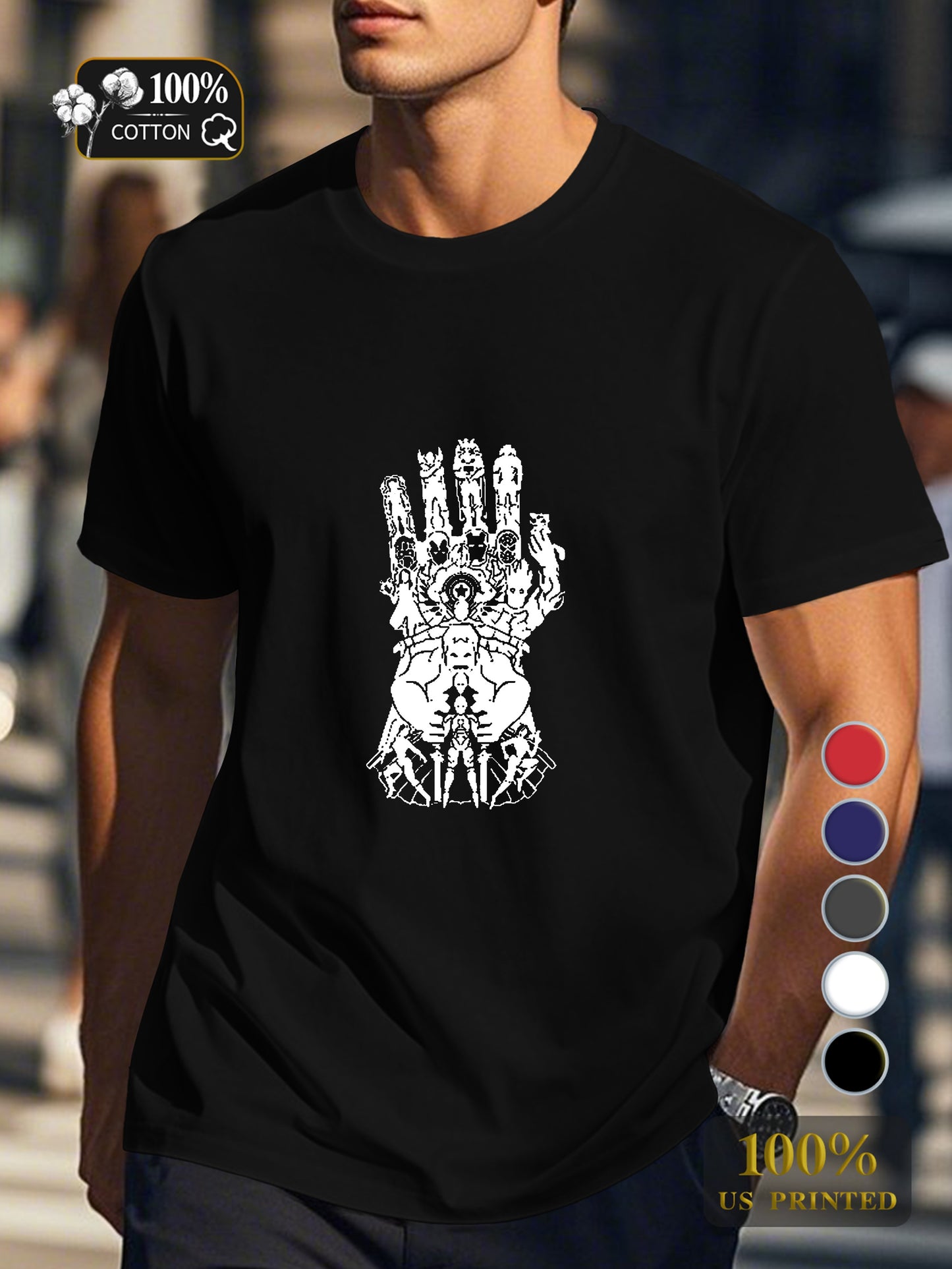 Ys 0718 4 Men's pure cotton Tshirt Comfort Fit