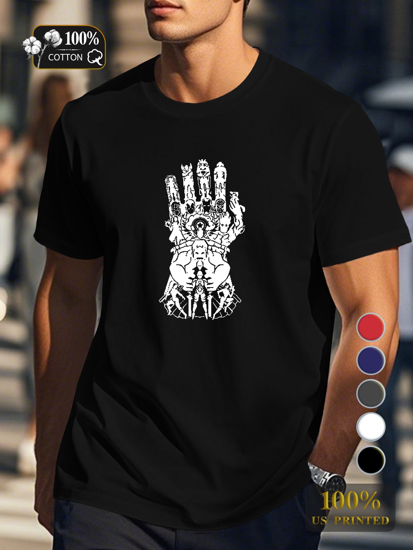 Ys 0718 4 Men's pure cotton Tshirt Comfort Fit