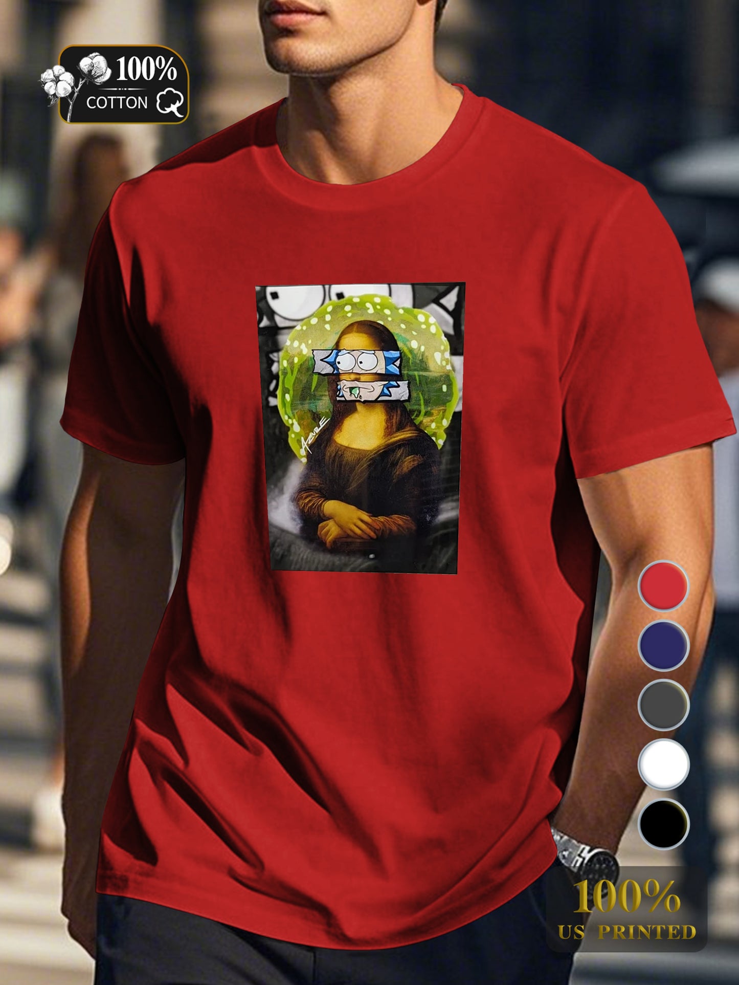 Ys 0718 8 Men's pure cotton Tshirt Comfort Fit