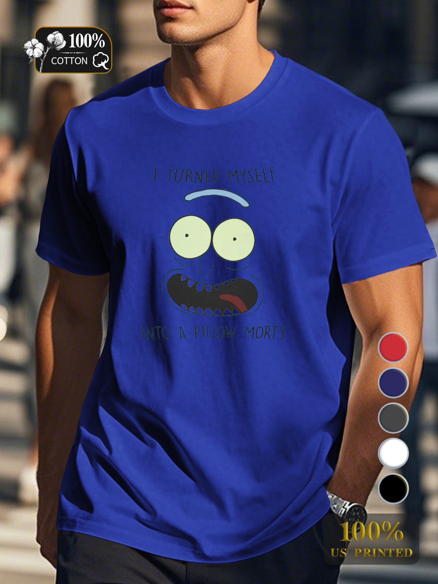 Ys 0718 23 Men's pure cotton Tshirt Comfort Fit