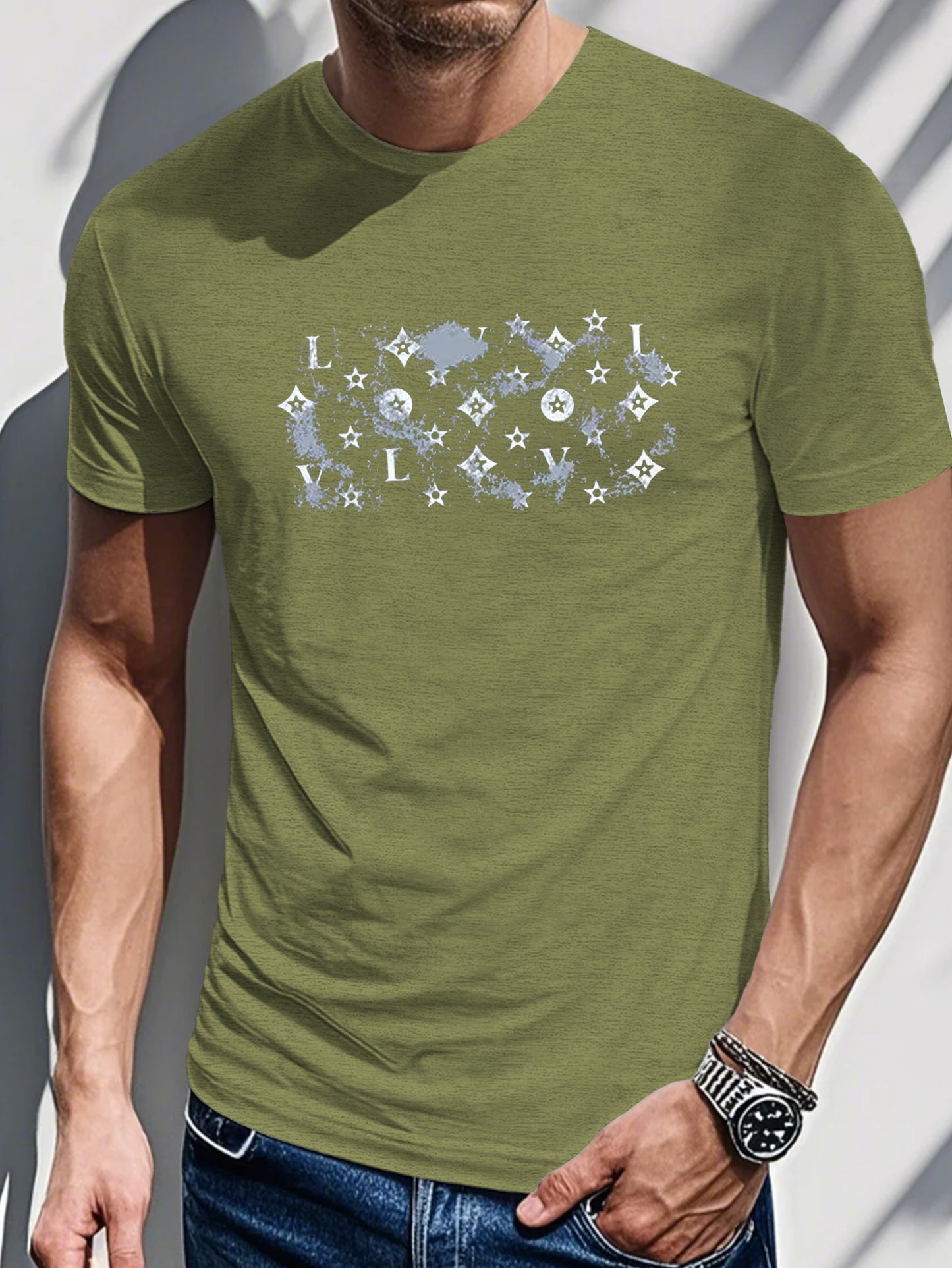 Cx 0711 4 Men's Short Sleeve T-shirt Summer T-shirt Top