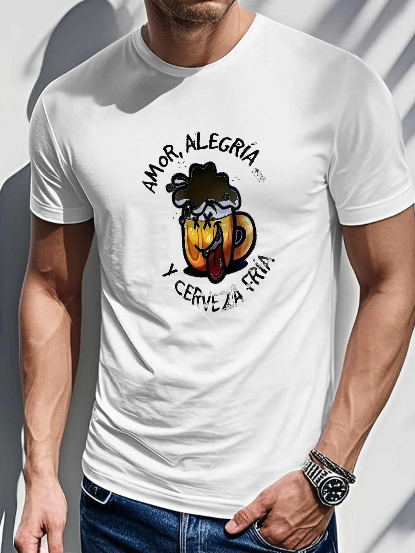 Ys 0710 11 Men's Short Sleeve T-shirt Summer T-shirt Top