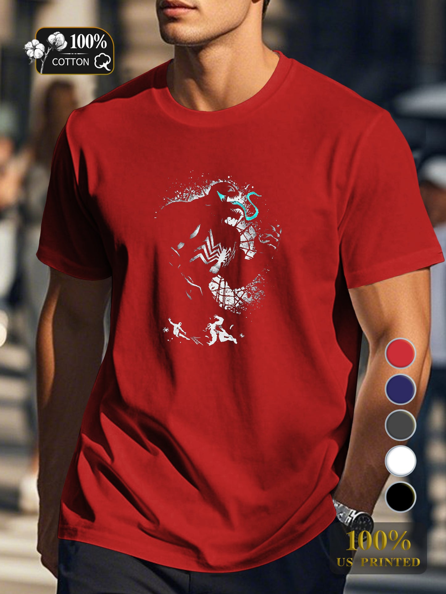 Ys 0718 17 Men's pure cotton Tshirt Comfort Fit