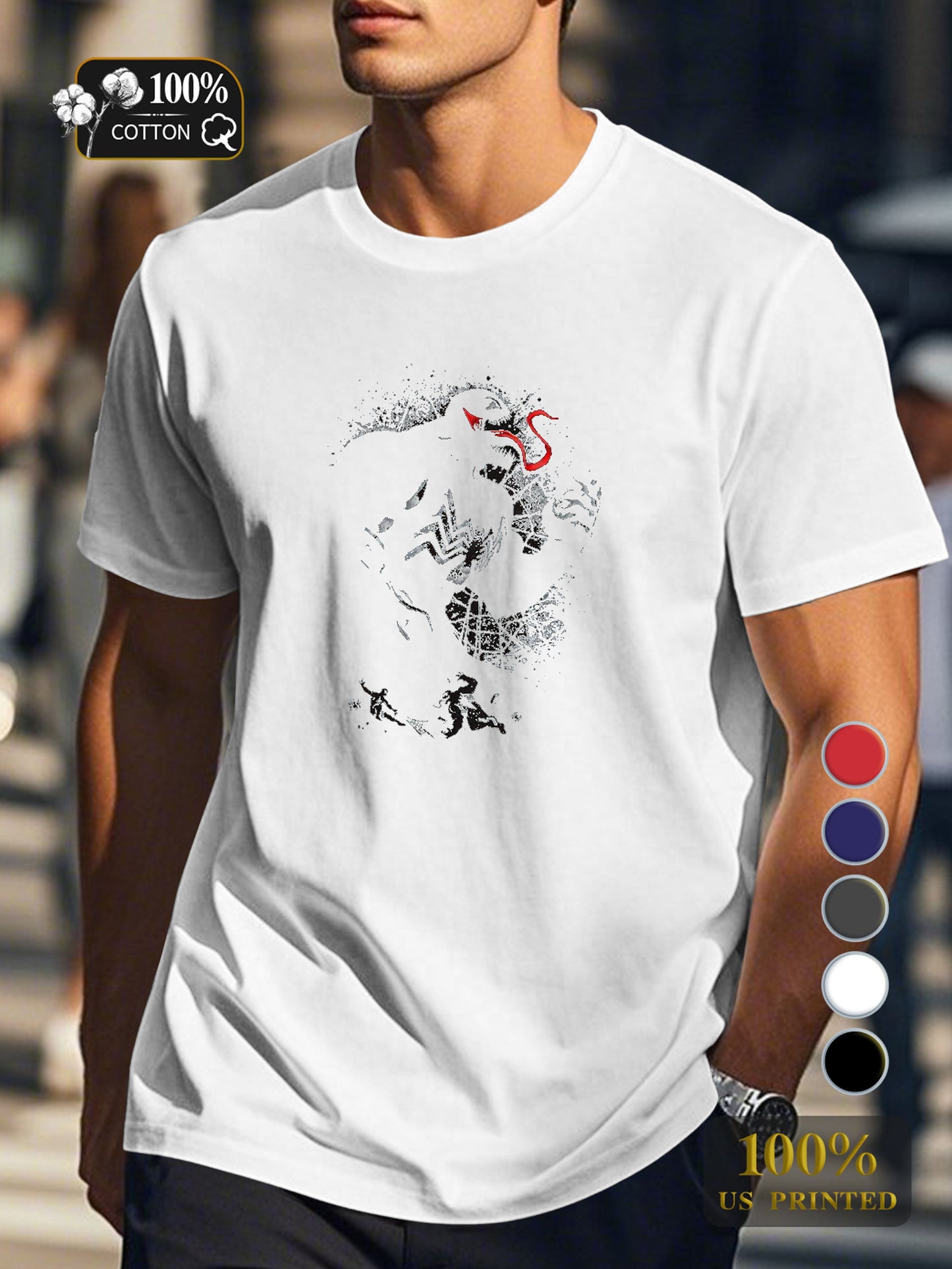 Ys 0718 17 Men's pure cotton Tshirt Comfort Fit