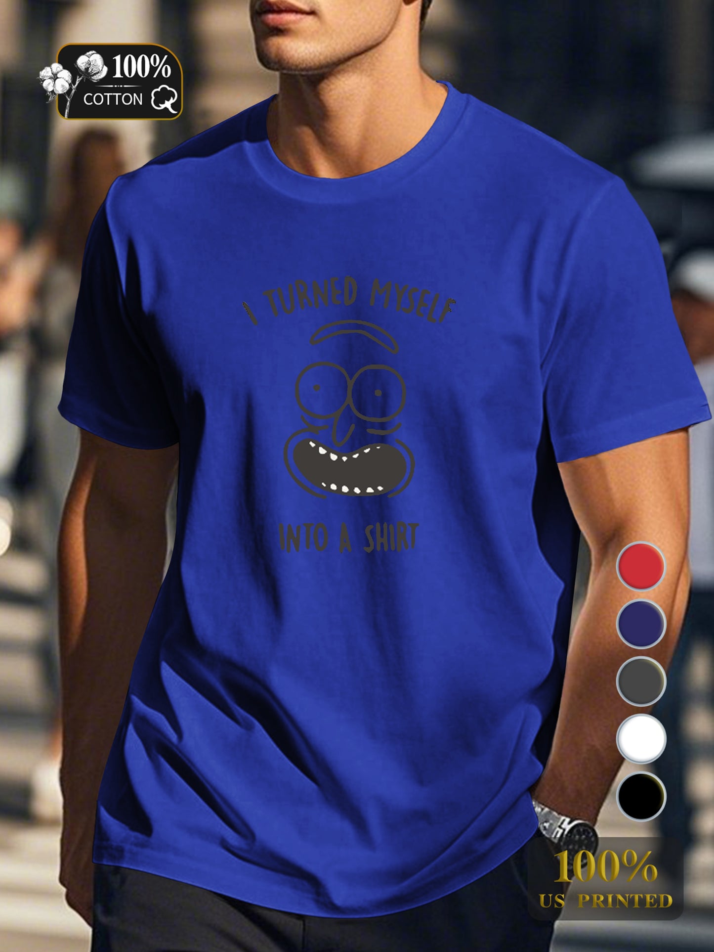 Ys 0718 12 Men's pure cotton Tshirt Comfort Fit