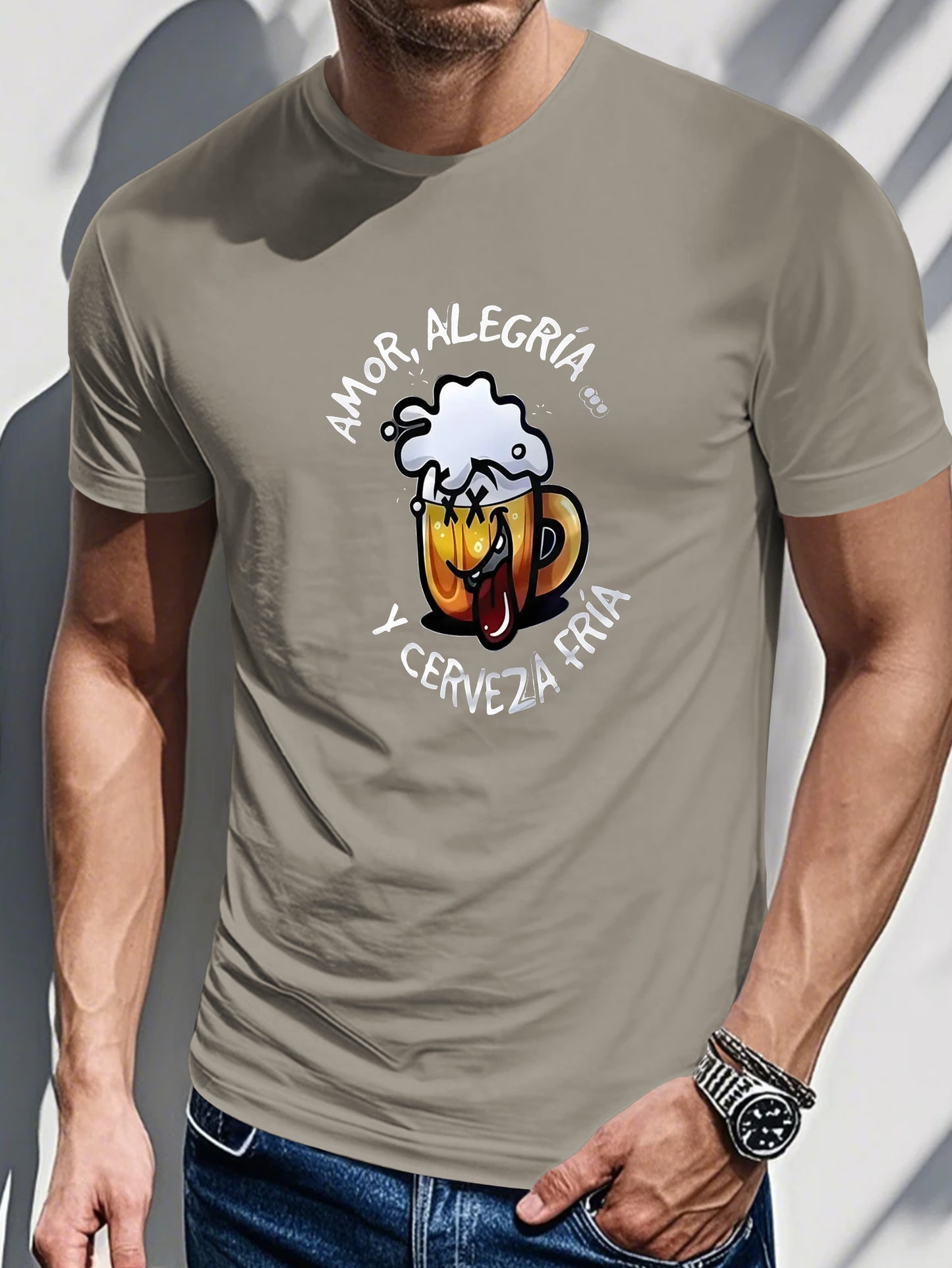 Ys 0710 11 Men's Short Sleeve T-shirt Summer T-shirt Top