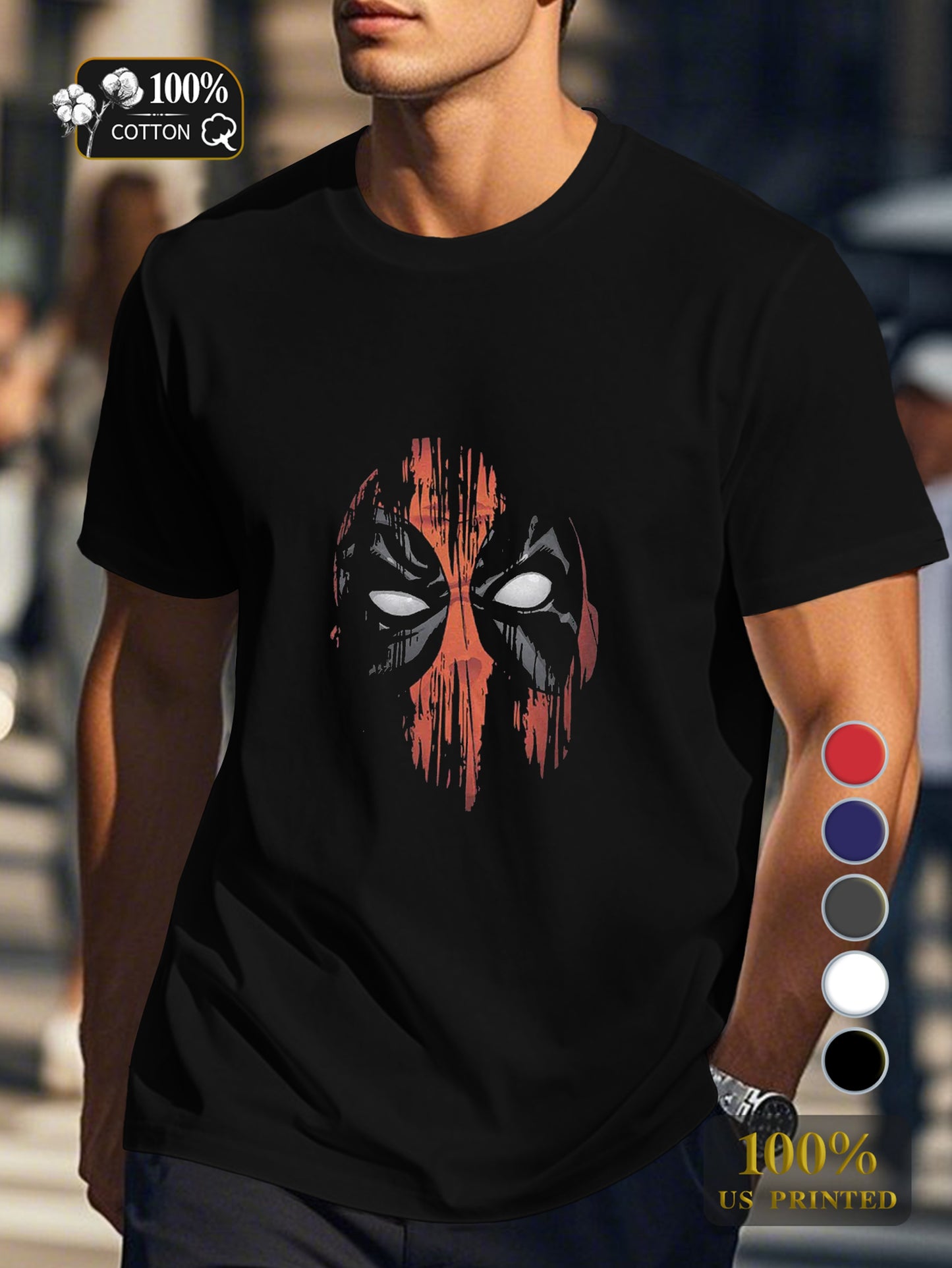 Xw 0716 4 Men's pure cotton Tshirt Comfort Fit