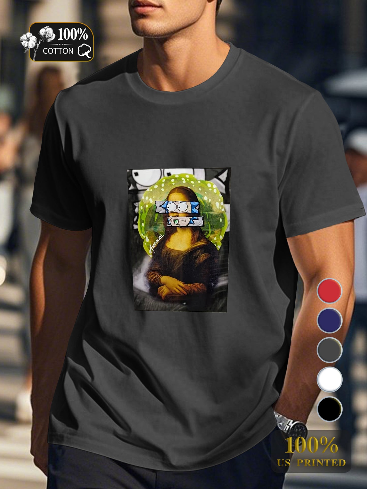 Ys 0718 8 Men's pure cotton Tshirt Comfort Fit