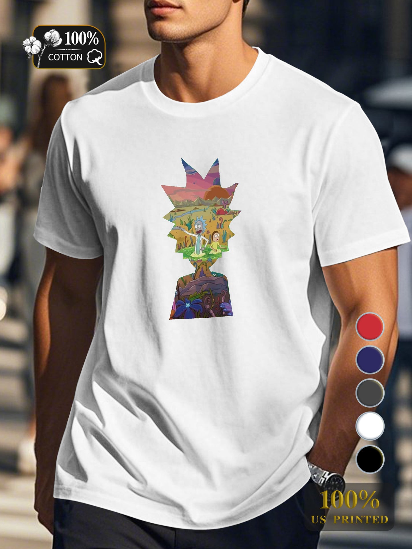 Ys 0718 6 Men's pure cotton Tshirt Comfort Fit