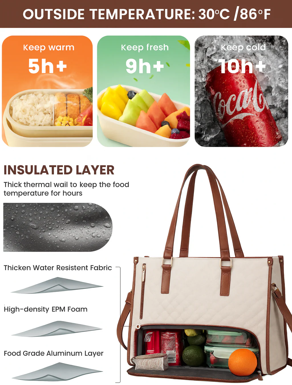 Carryall tote bag