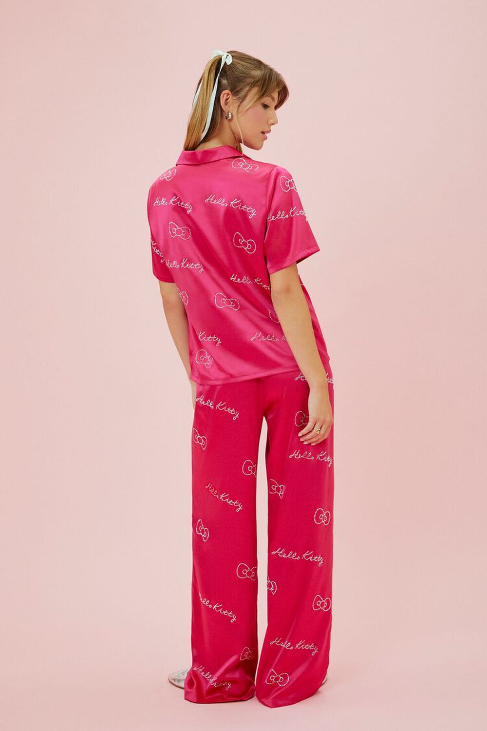 Hikitty Pajama Shirt & Pants Set