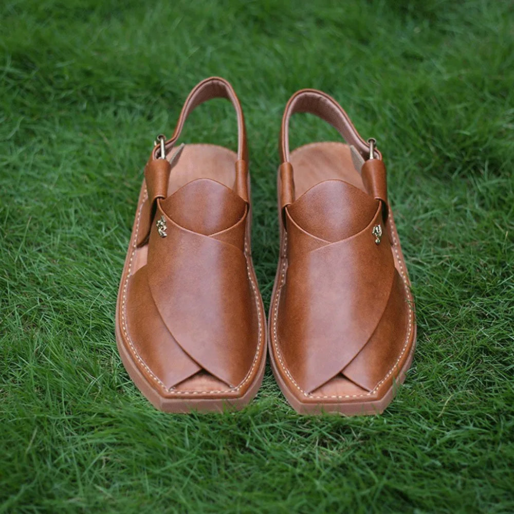 Handmade full leather sandals