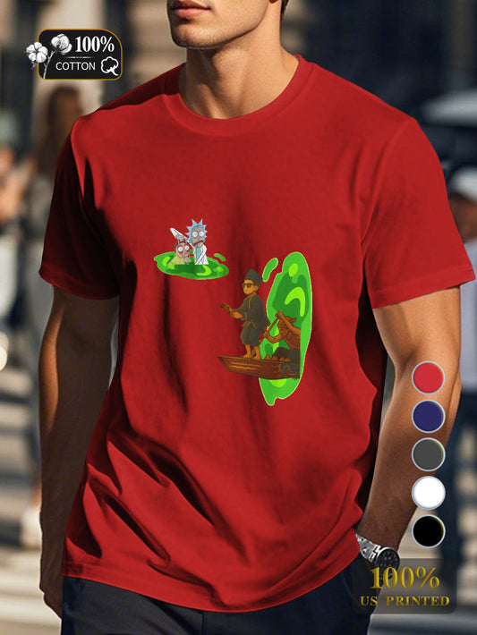 Ys 0718 28 Men's pure cotton Tshirt Comfort Fit