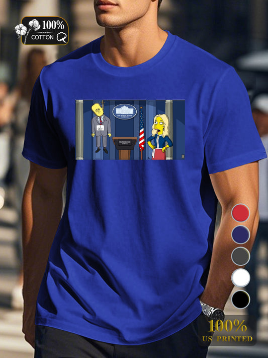 Ys 0710 3 Men's pure cotton Tshirt Comfort Fit