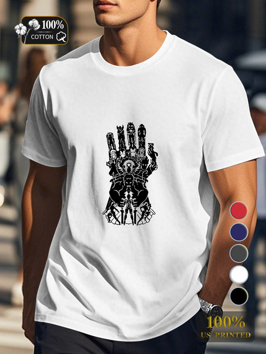 Ys 0718 4 Men's pure cotton Tshirt Comfort Fit