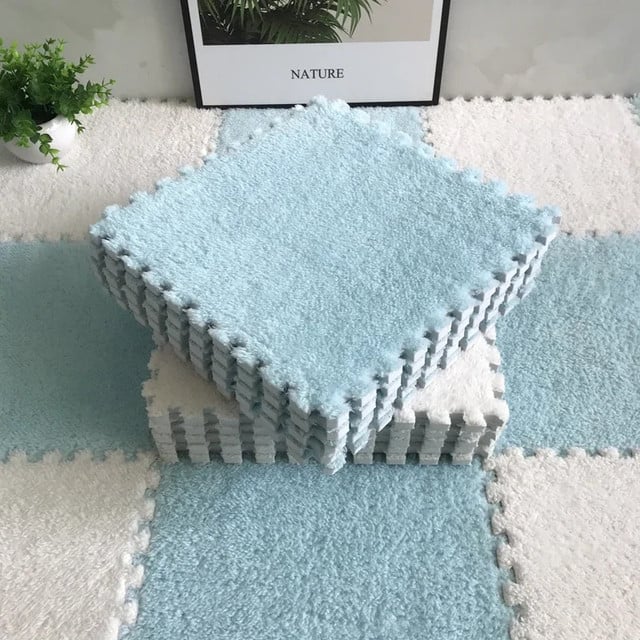 20pcs Soft Floor Milk Mat for home