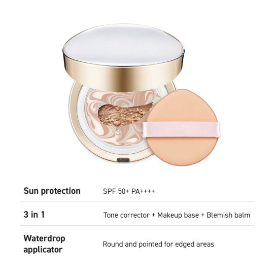 Korean Cushion Foundation SPF 50+ (Refill Included)