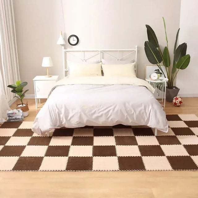 20pcs Soft Floor Milk Mat for home