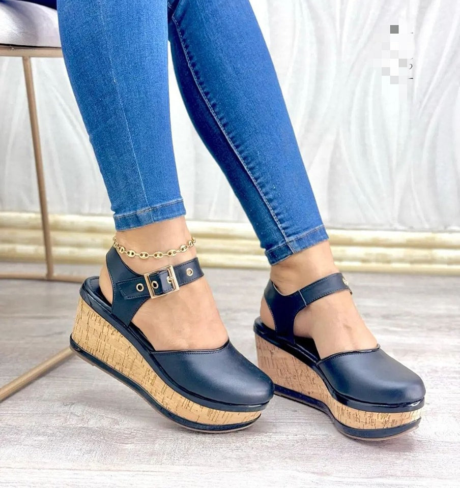 Wedge orthopedic casual sandals