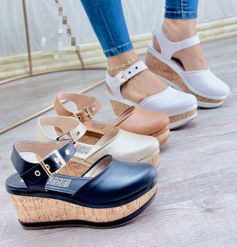 Wedge orthopedic casual sandals