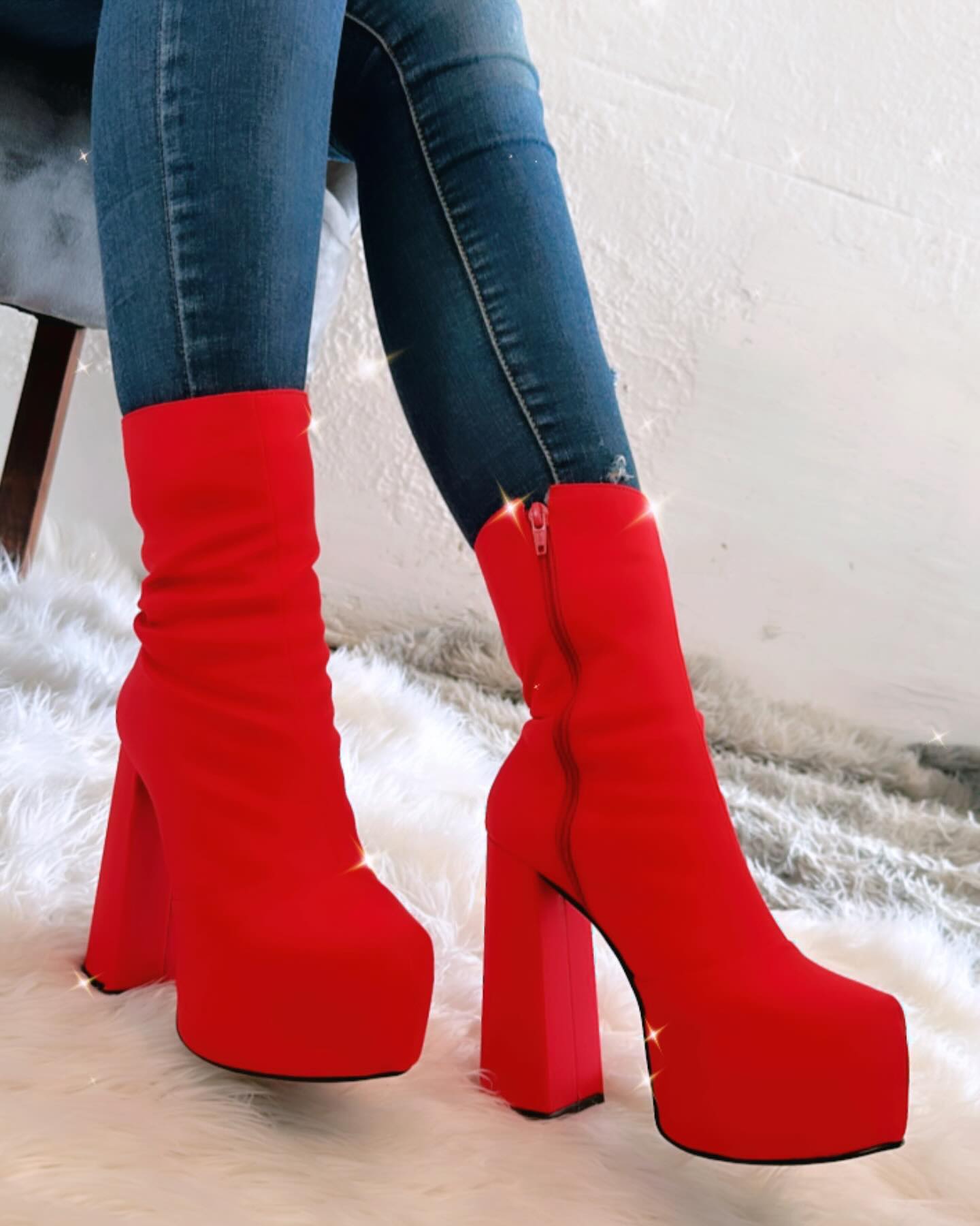 Platform Characteristic Fashion Boots Zipper Ankle Boots Shoes Boots