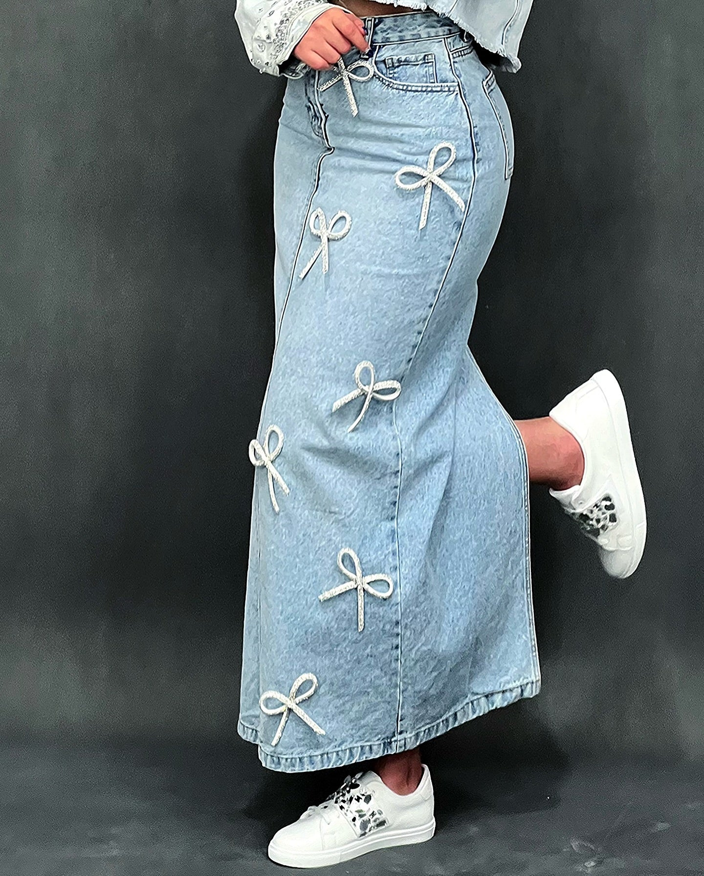 Denim skirt