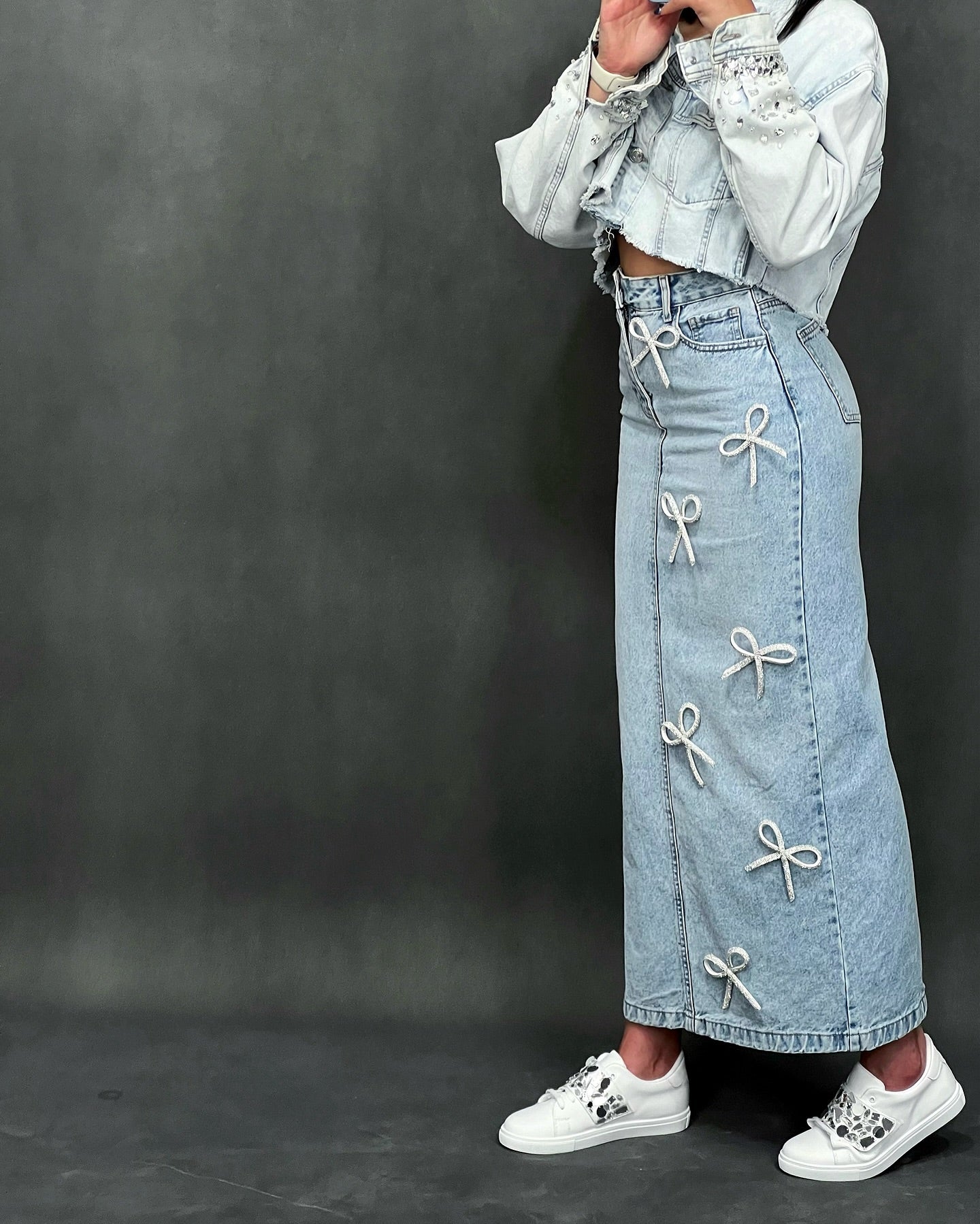 Denim skirt