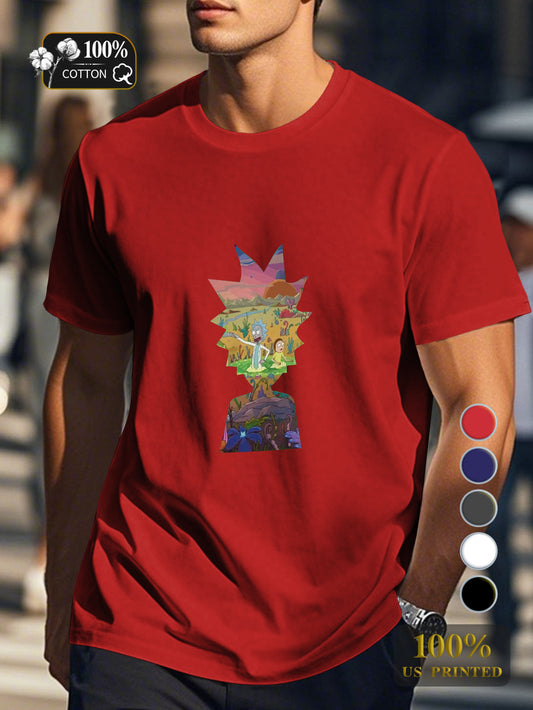 Ys 0718 6 Men's pure cotton Tshirt Comfort Fit