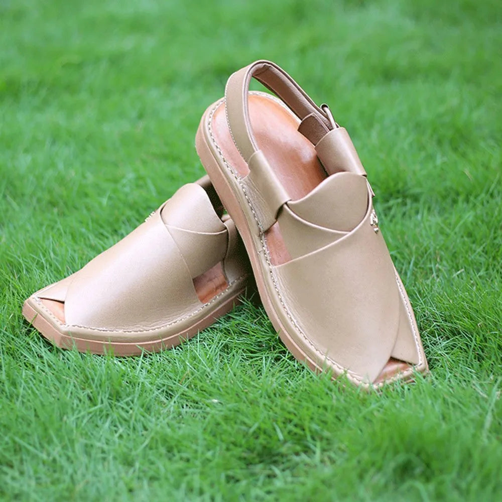 Handmade full leather sandals